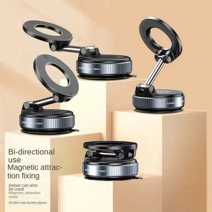 Magnetic Car Phone Holder 360 Degree Rotation Vacuum Adsorption Strong Suction Holder for Mobile PhoneCar Bracket Universal New