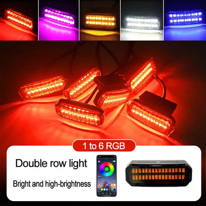 LED Front Grille Light For Chevrolet Tahoe 2025 Car Daytime Running Light Wheel Eyebrow Lamp For Pickup Offroad 12V