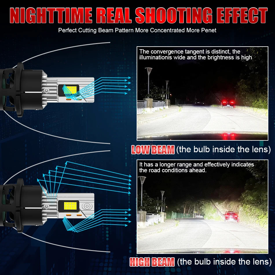 D2S D4S D2R D4R Led 5500W  Canbus HID Led Xenon Bulb