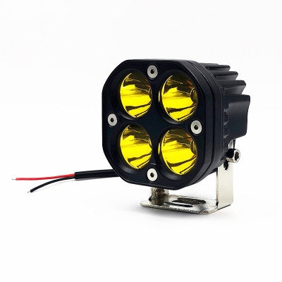 ⁧40W الضوء الأصفر للدراجات النارية الصمام الأضواء المصباح سيارة الجبهة الوفير ضوء على الطرق الوعرة مركبة تعديل ضوء السقف⁩, Yellow Light