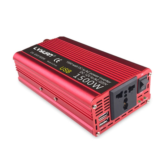 LVYUAN Car Inverter Dual USB Power Converter 12V to 220V