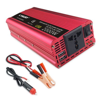 LVYUAN Car Inverter Dual USB Power Converter 12V to 220V