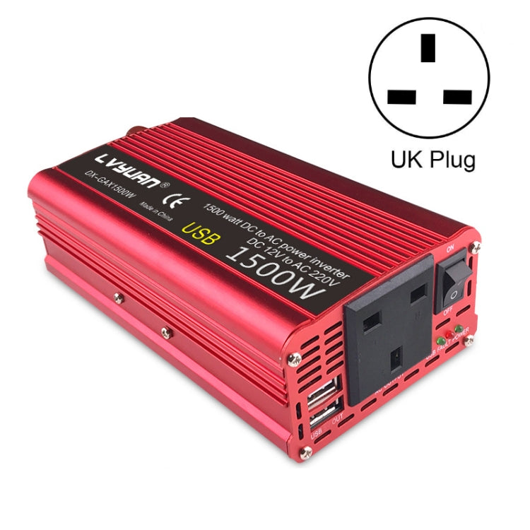 LVYUAN Car Inverter Dual USB Power Converter 12V to 220V