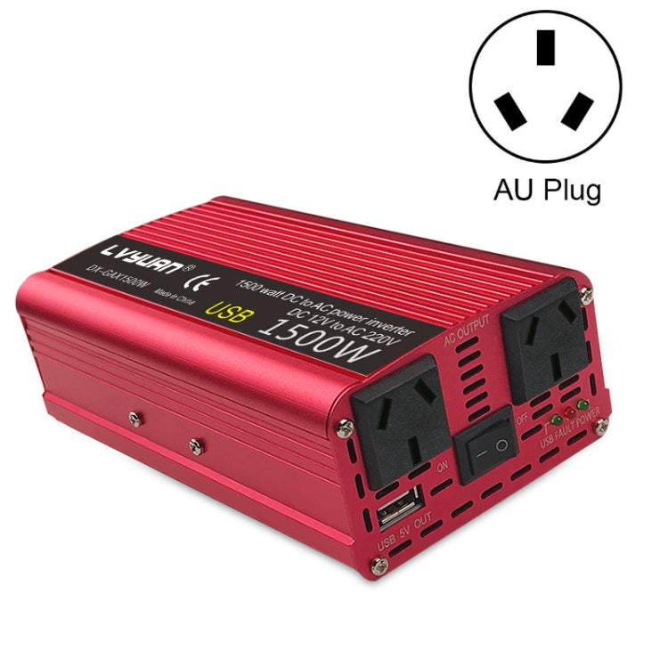 LVYUAN Car Inverter Dual USB Power Converter 12V to 220V