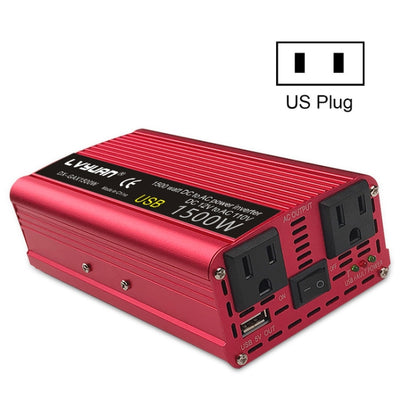 LVYUAN Car Inverter Dual USB Power Converter 12V to 220V