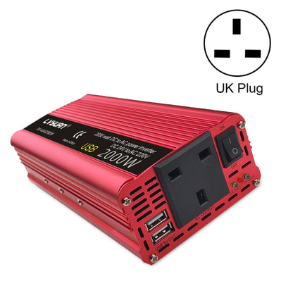 LVYUAN Car Inverter Dual USB Power Converter 12V to 220V