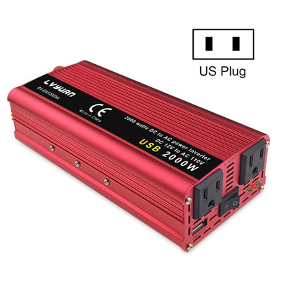 LVYUAN Car Inverter Dual USB Power Converter 12V to 220V