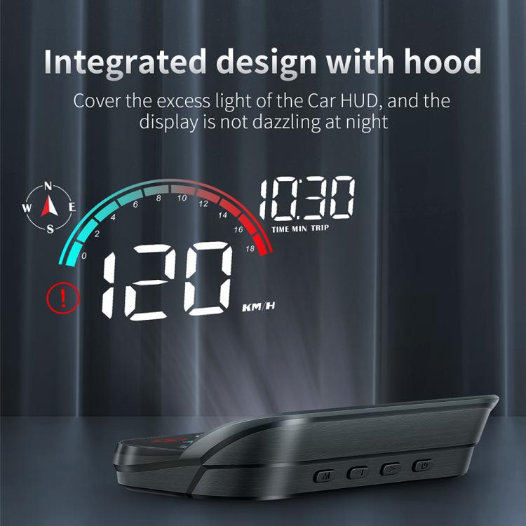 M22 Car Electronic Dog HUD Head-up Display Car Universal Speedometer