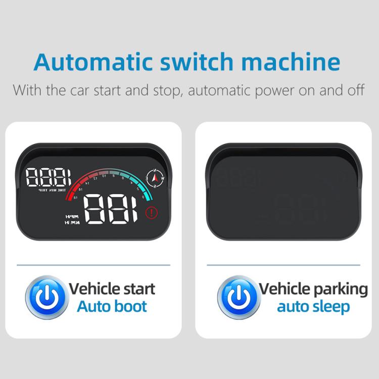 M22 Car Electronic Dog HUD Head-up Display Car Universal Speedometer